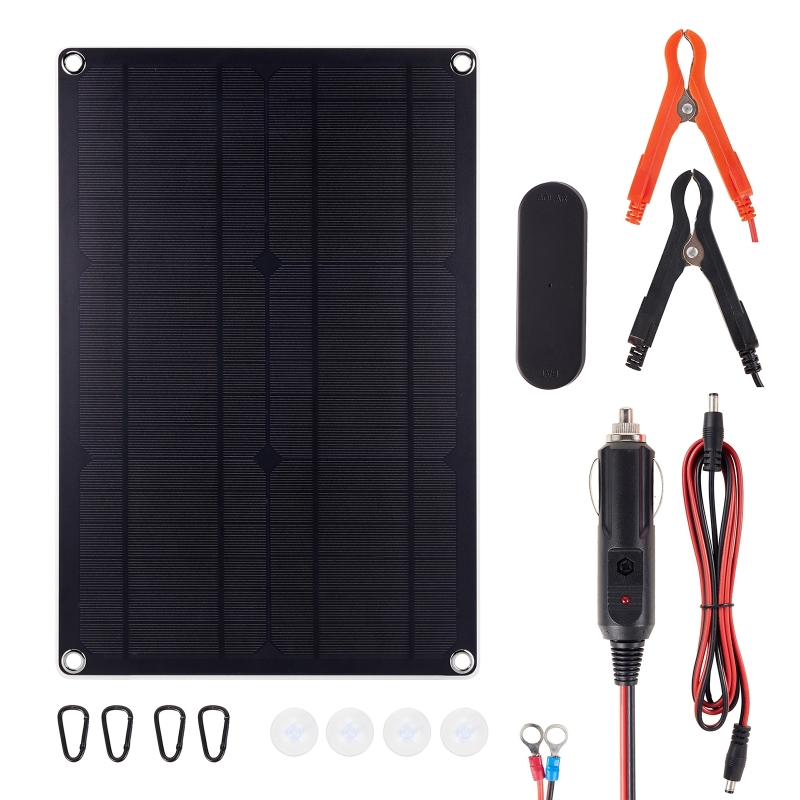 20W Solar Battery Trickle Char - Battery Outdoor Camping ulasan dan harga