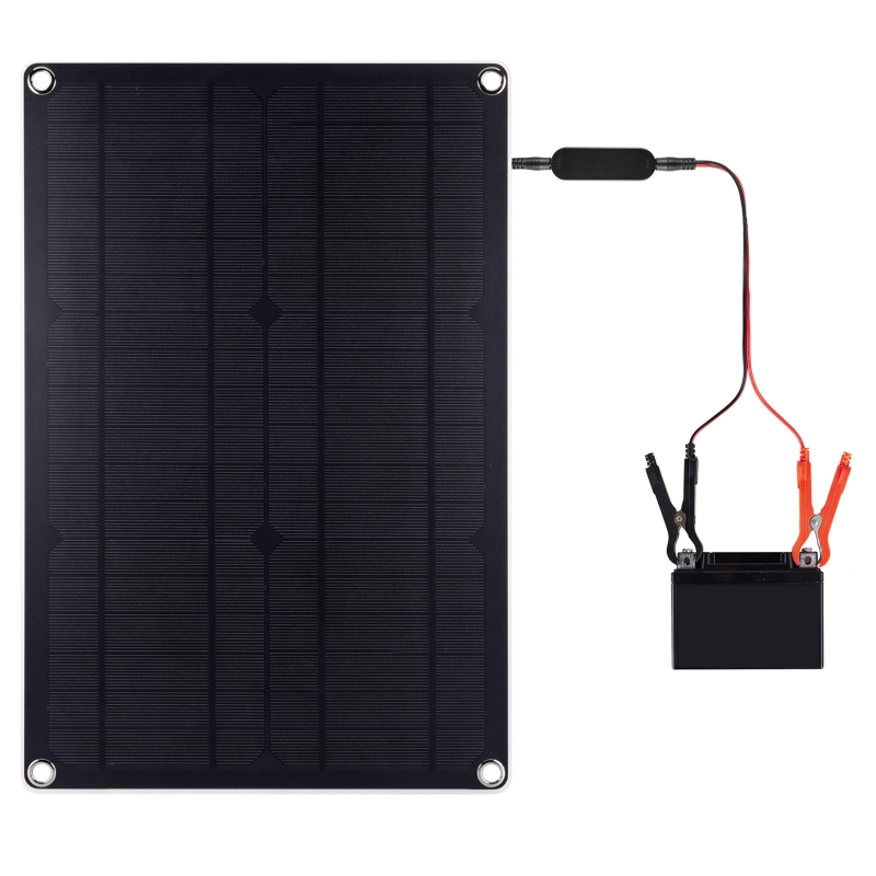 20W Solar Battery Trickle Char - Battery Outdoor Camping ulasan dan harga