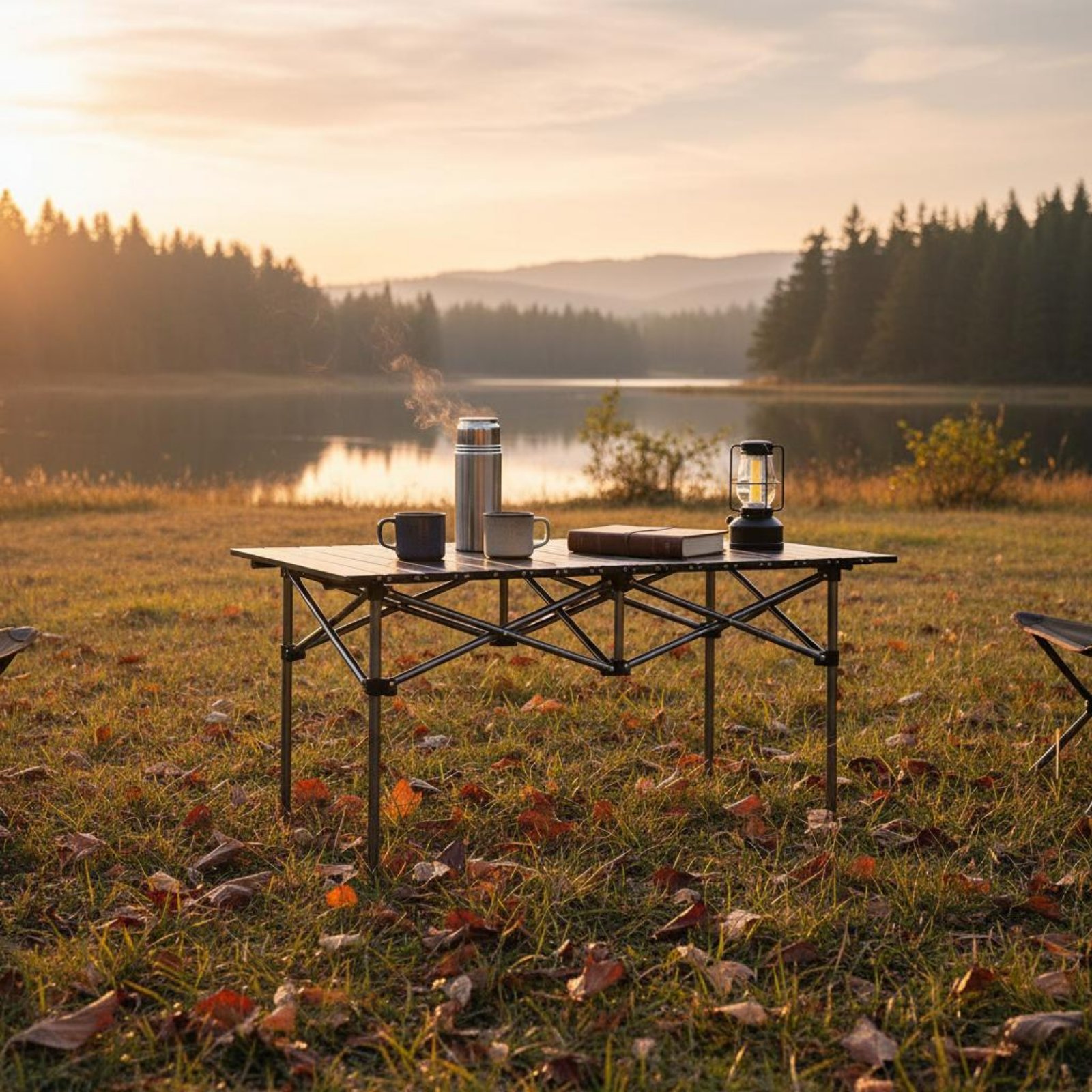 Portable Camping Table and Cha - Outdoor Camping Table Foldable ulasan dan harga