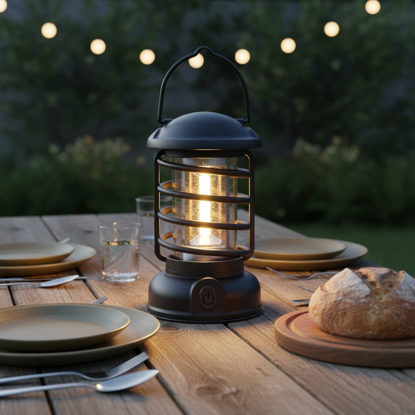 Retro Camping Lantern Two-Way  - Battery Outdoor Camping ulasan dan harga