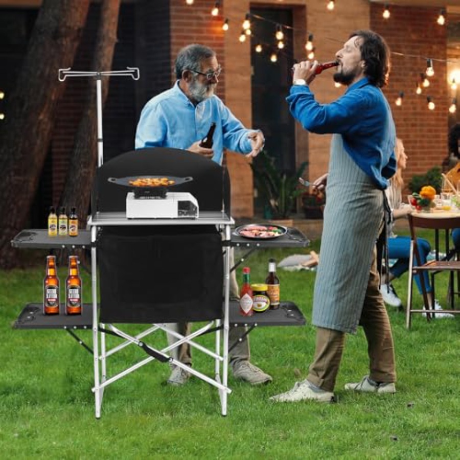 Camping Kitchen Table for Outd - Outdoor Camping Kitchen Setup ulasan dan harga