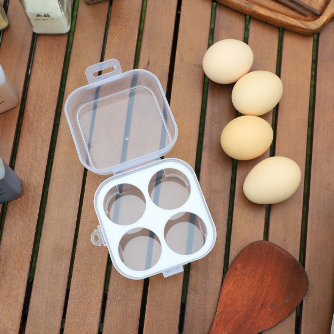 Portable Egg Holder Box Shockp - Outdoor Camping Bin ulasan dan harga