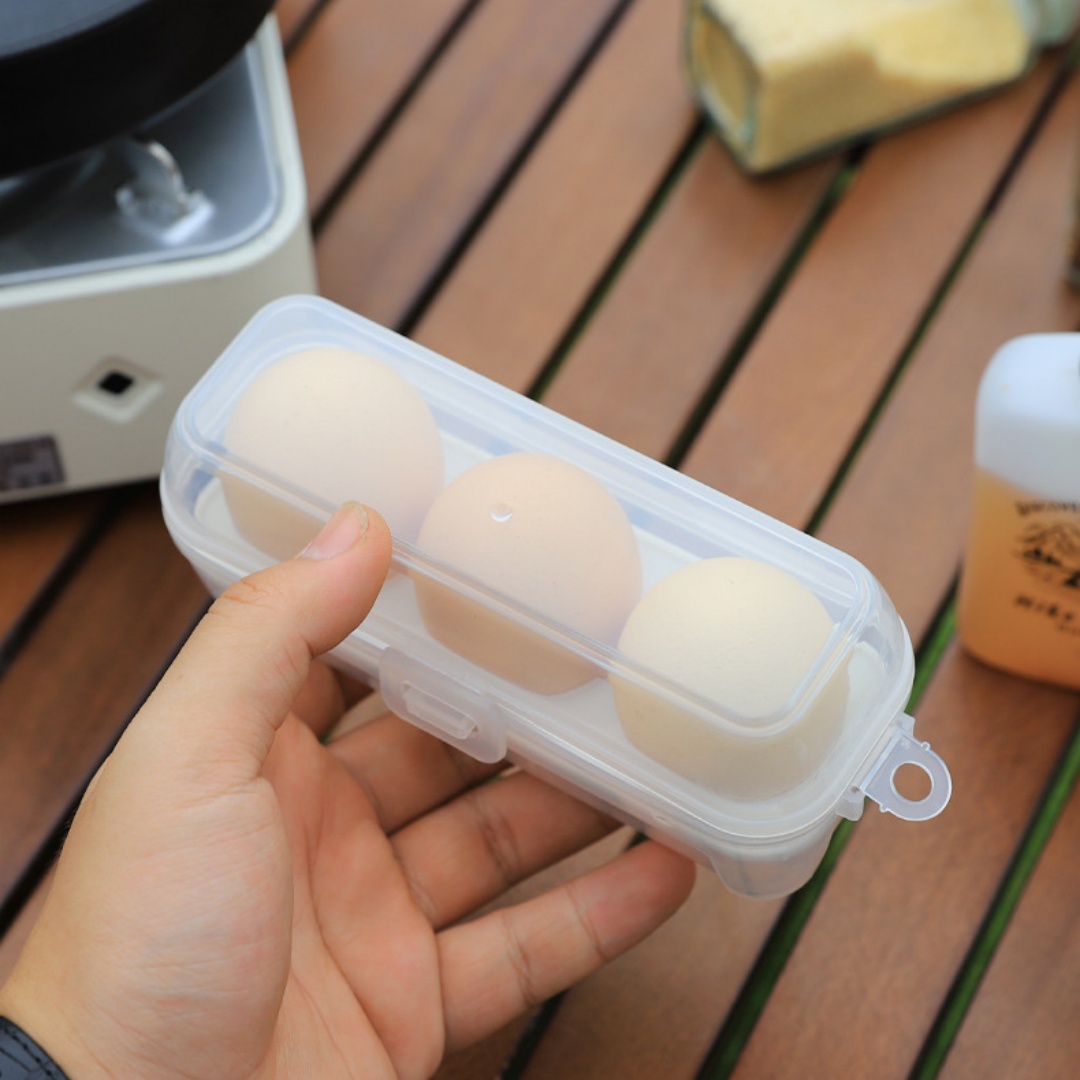 Portable Egg Holder Box Shockp - Outdoor Camping Bin ulasan dan harga