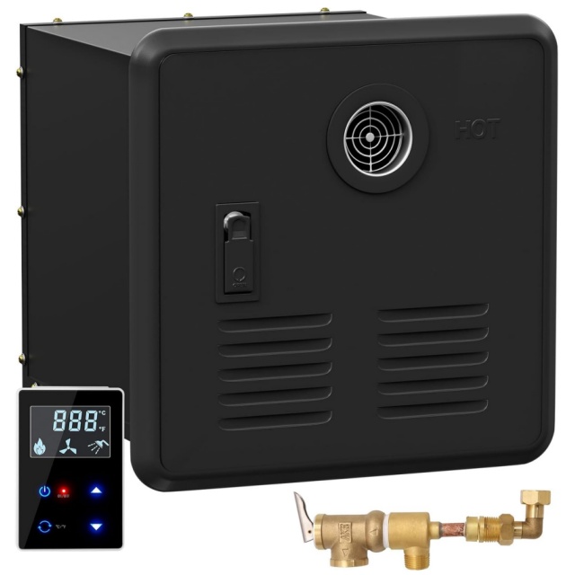 Portable 12V Gas Water Heater  - Outdoor Camping Shower ulasan dan harga
