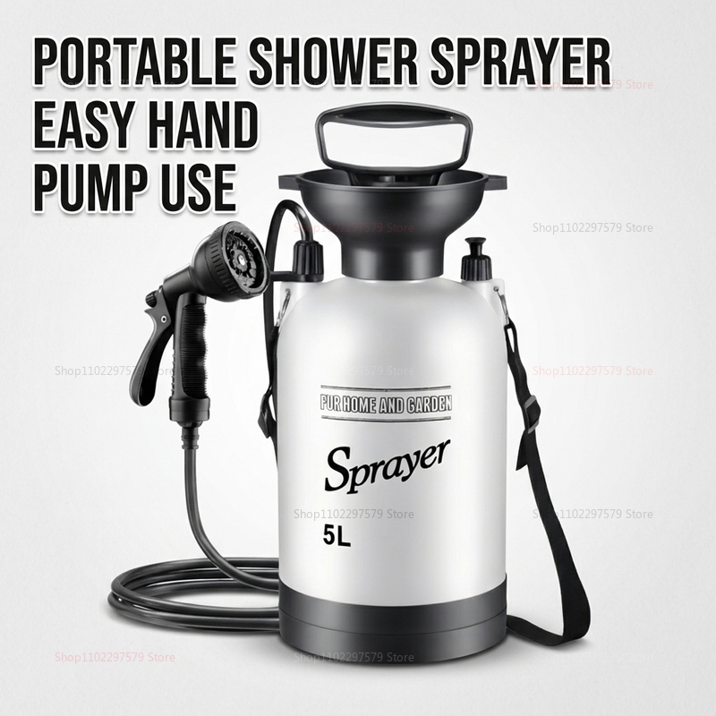 Portable Camping Shower 5L Man - Outdoor Camping Shower ulasan dan harga