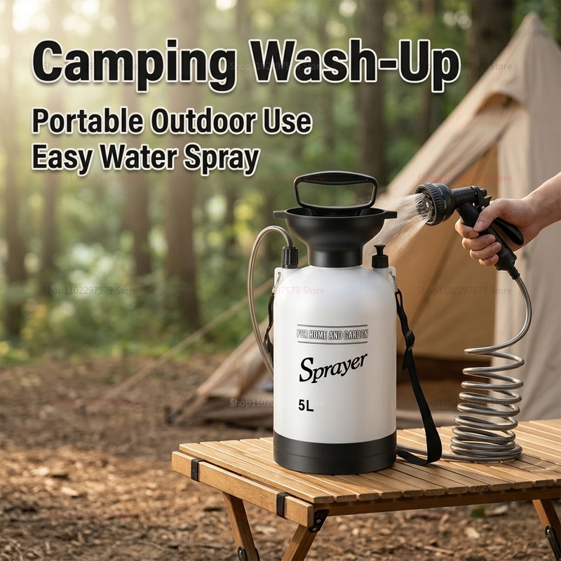 Portable Camping Shower 5L Man - Outdoor Camping Shower ulasan dan harga
