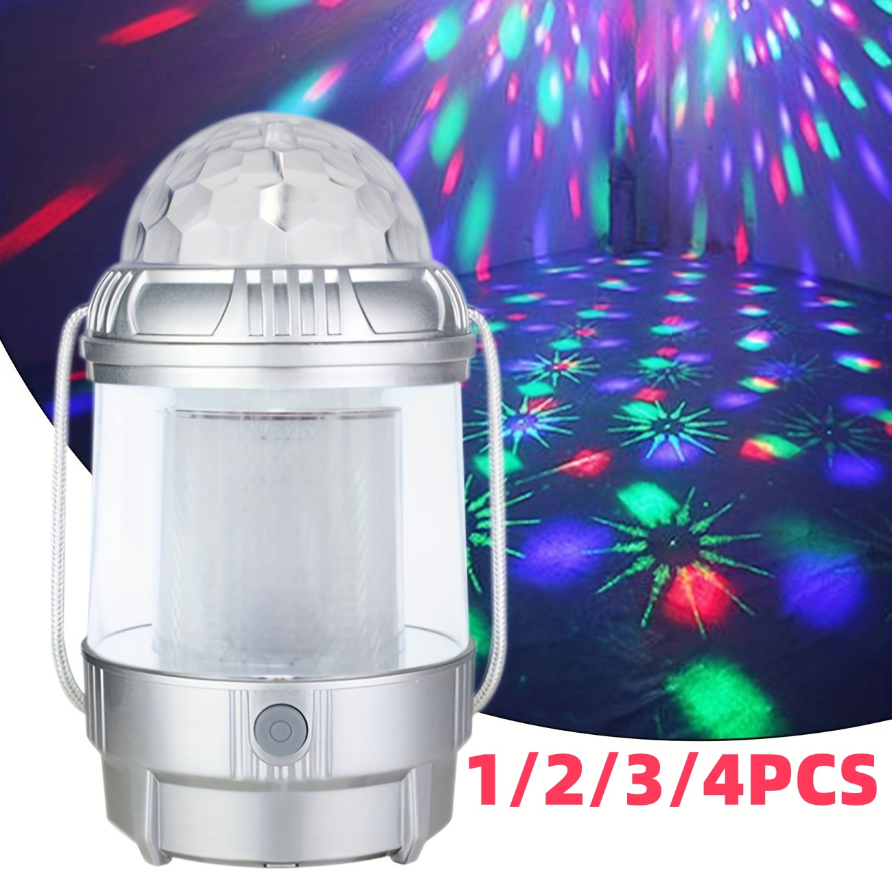 1-4PCS LEDCamping Lantern Rech - Battery Outdoor Camping ulasan dan harga