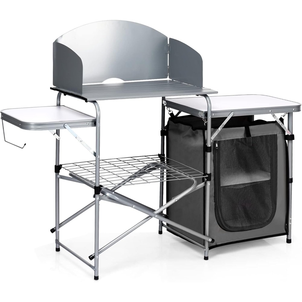Folding Camping Kitchen Table, - Outdoor Camping Kitchen Setup ulasan dan harga