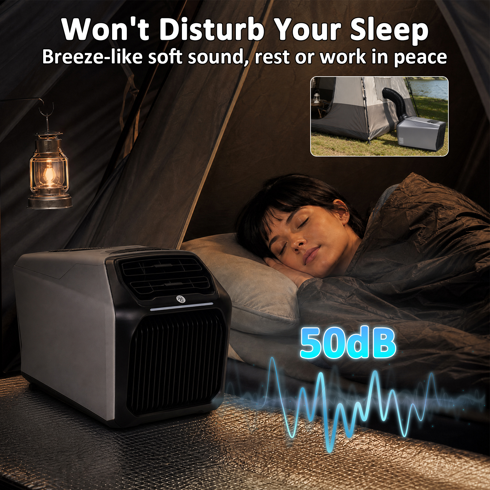 6800BTU Portable Air Condition - Outdoor Camping Air Conditioner ulasan dan harga