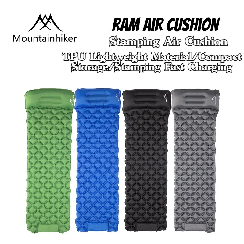 Outdoor Camping Inflatable Mat - Camp Pillow Compressible ulasan dan harga