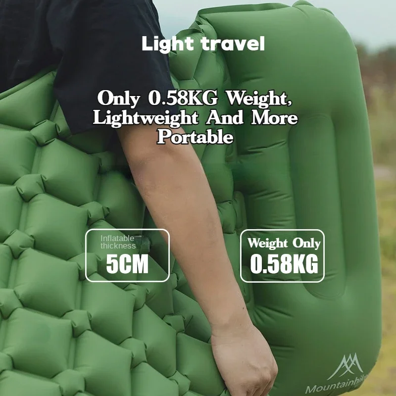 Outdoor Camping Inflatable Mat - Camp Pillow Compressible ulasan dan harga