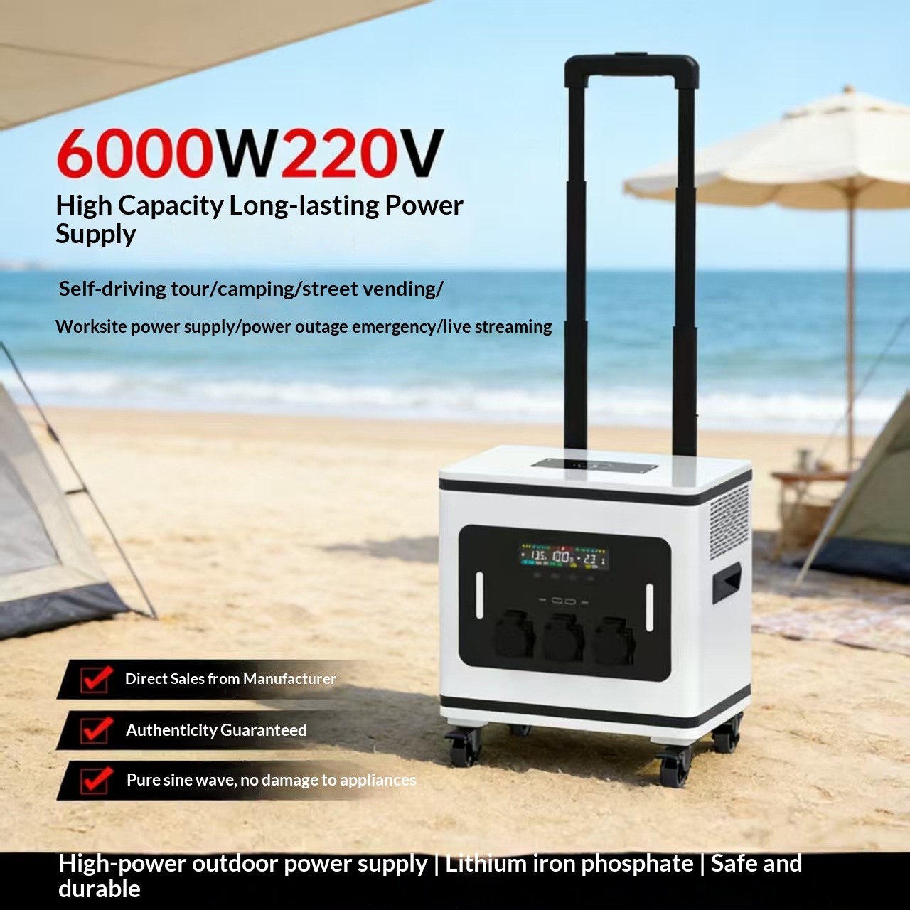 Lithium Ion Battery Outdoor Mo - Battery Outdoor Camping ulasan dan harga