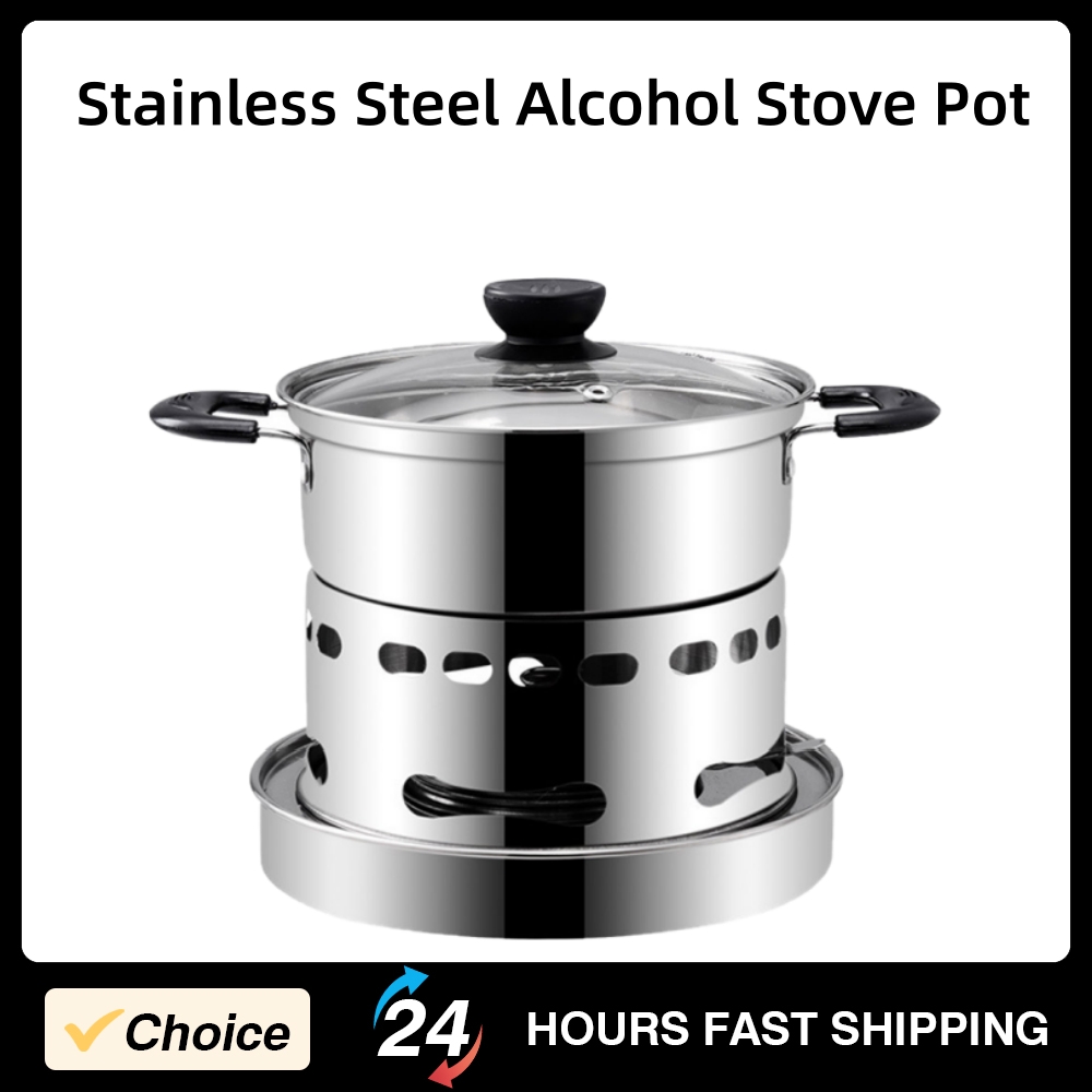 Outdoors Stainless Steel Alcoh - Outdoor Camping Burner ulasan dan harga