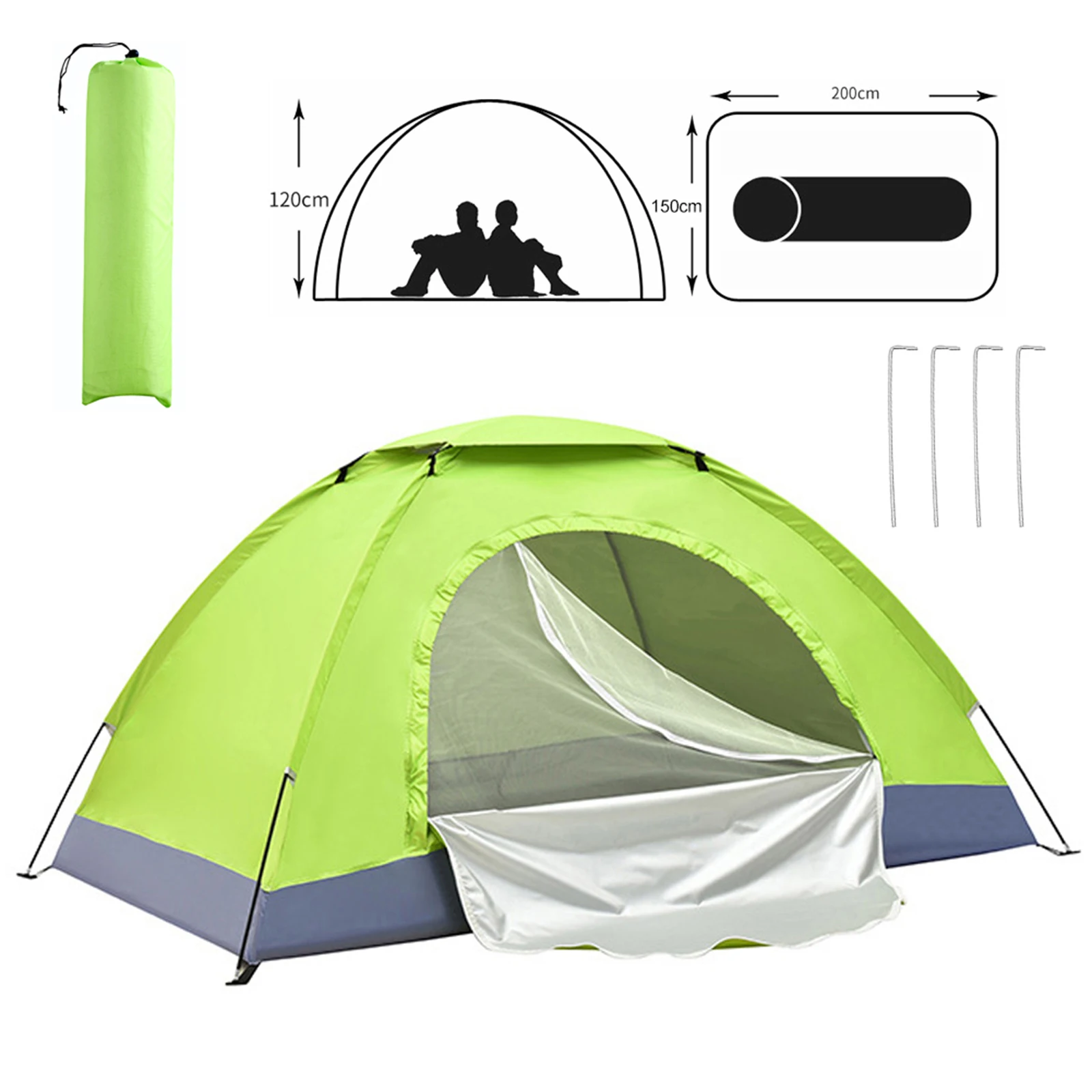 1 Set Ultralight Camping Tent  - Outdoor Camping Dome ulasan dan harga
