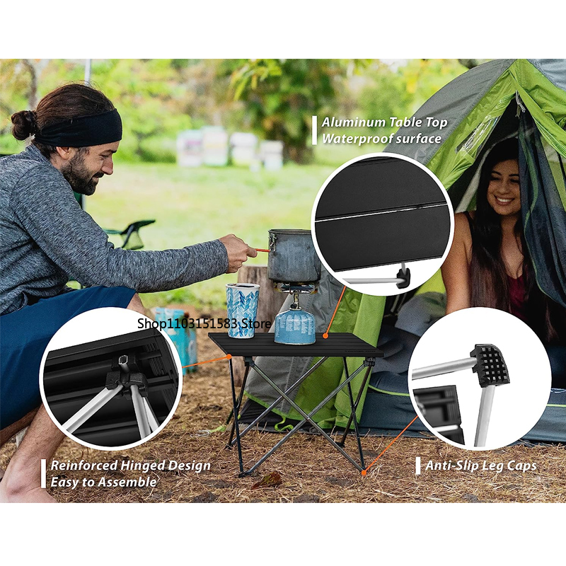 Portable Folding Camping Table - Outdoor Camping Table Foldable ulasan dan harga
