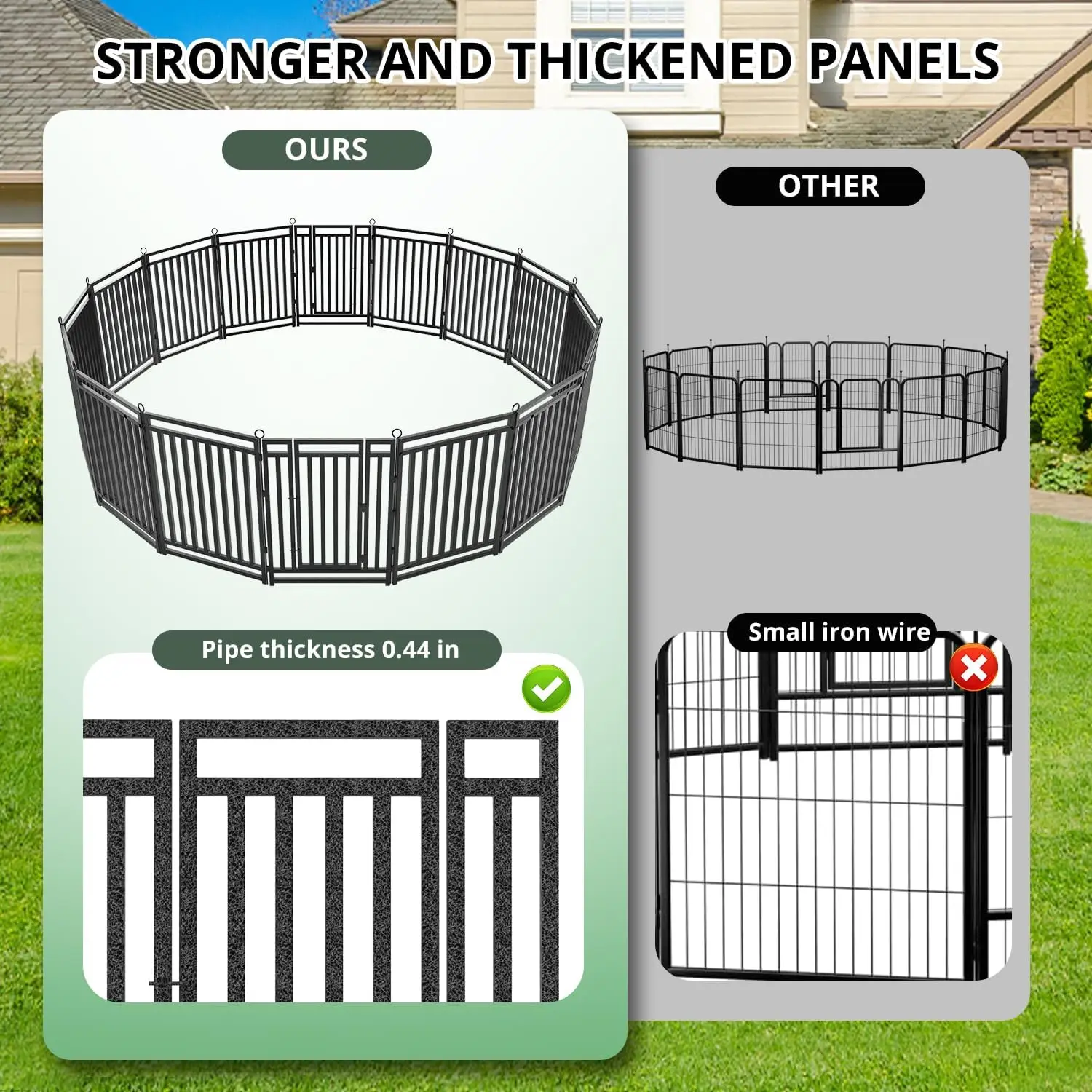 Dog Fence Outdoor Indoor, 40