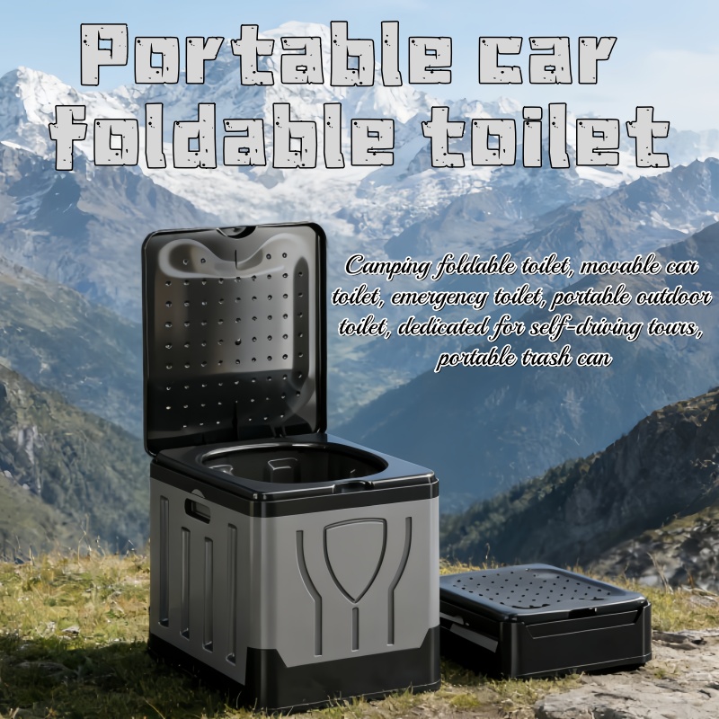 Portable Outdoor Toilets Doubl - Outdoor Camping Bin ulasan dan harga
