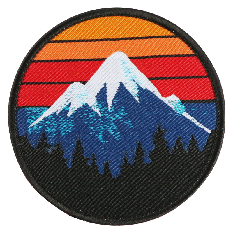 1pc Retro 70s Mountain Patch I - Outdoor Camping Logo ulasan dan harga
