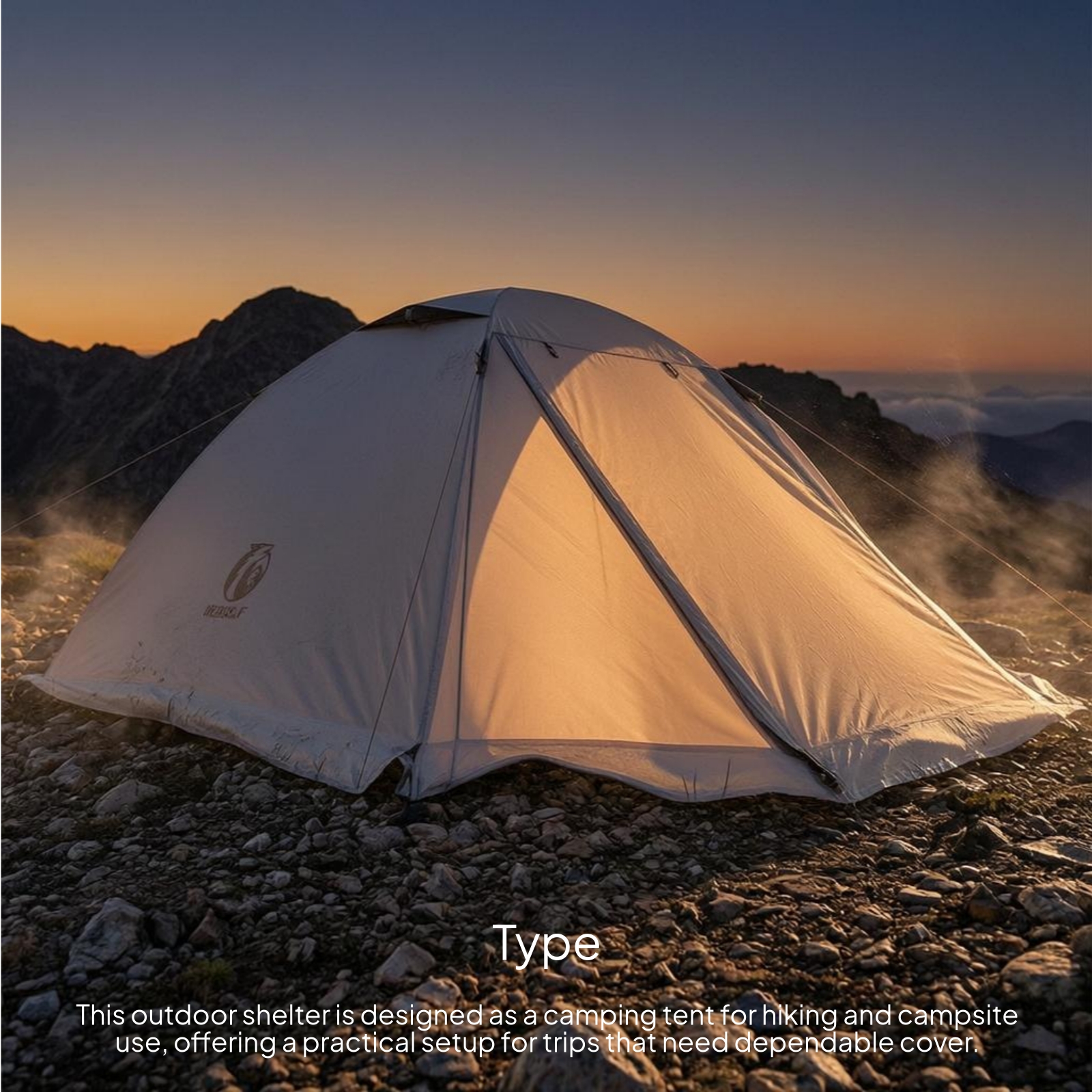 Double-Layer Tent UPF50+ Dome  - Outdoor Camping Dome ulasan dan harga
