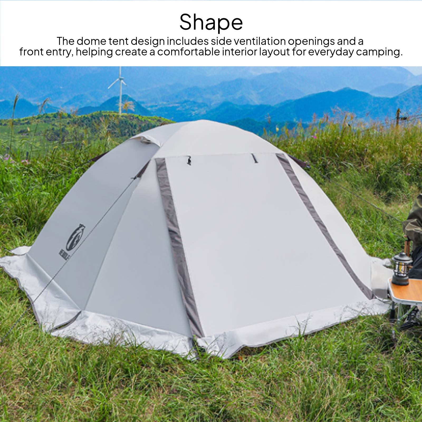 Double-Layer Tent UPF50+ Dome  - Outdoor Camping Dome ulasan dan harga