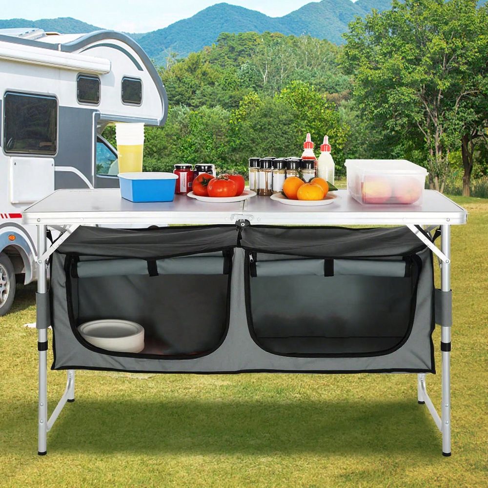 Kitchen Table, Quick SetUp Fol - Outdoor Camping Kitchen Setup ulasan dan harga