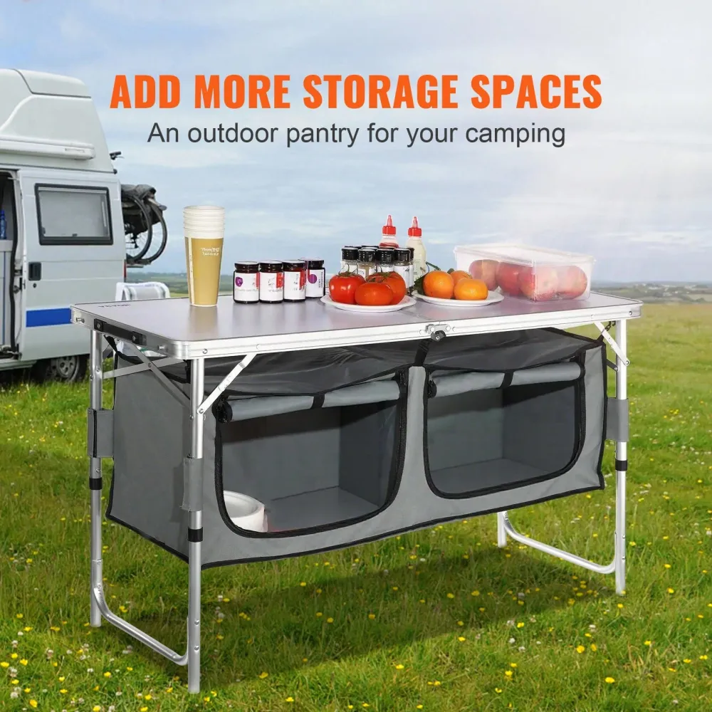 Kitchen Table, Quick SetUp Fol - Outdoor Camping Kitchen Setup ulasan dan harga