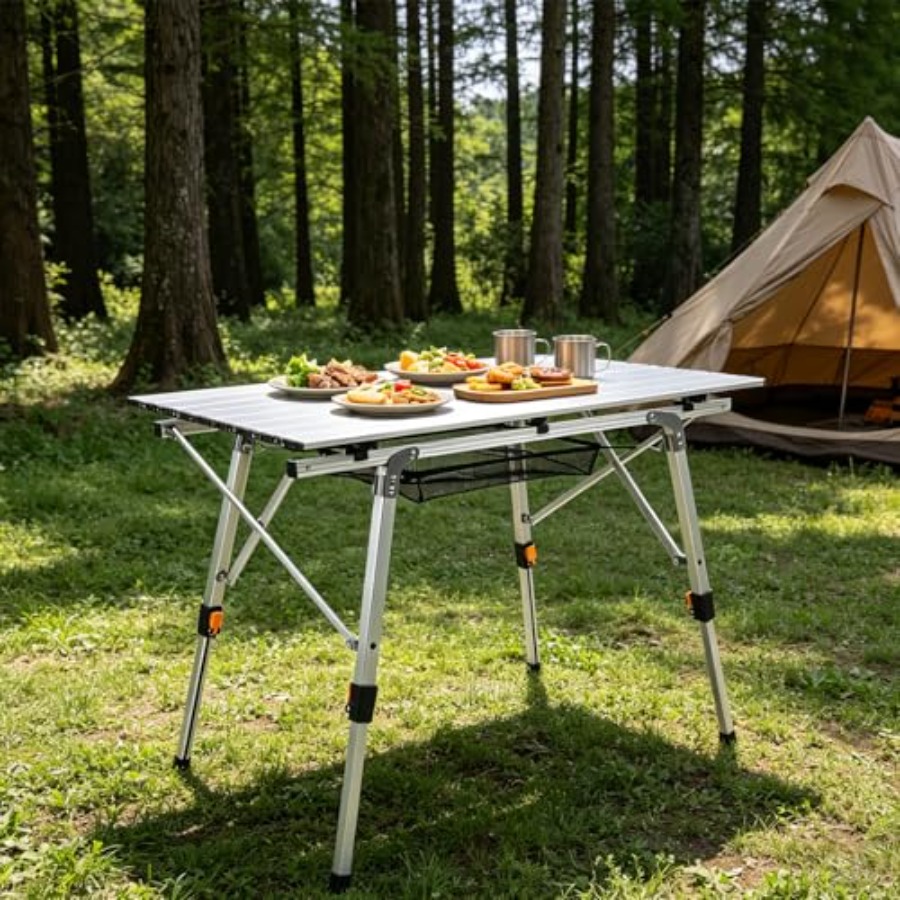 Outdoor camping table with adj - Outdoor Camping Table Foldable ulasan dan harga