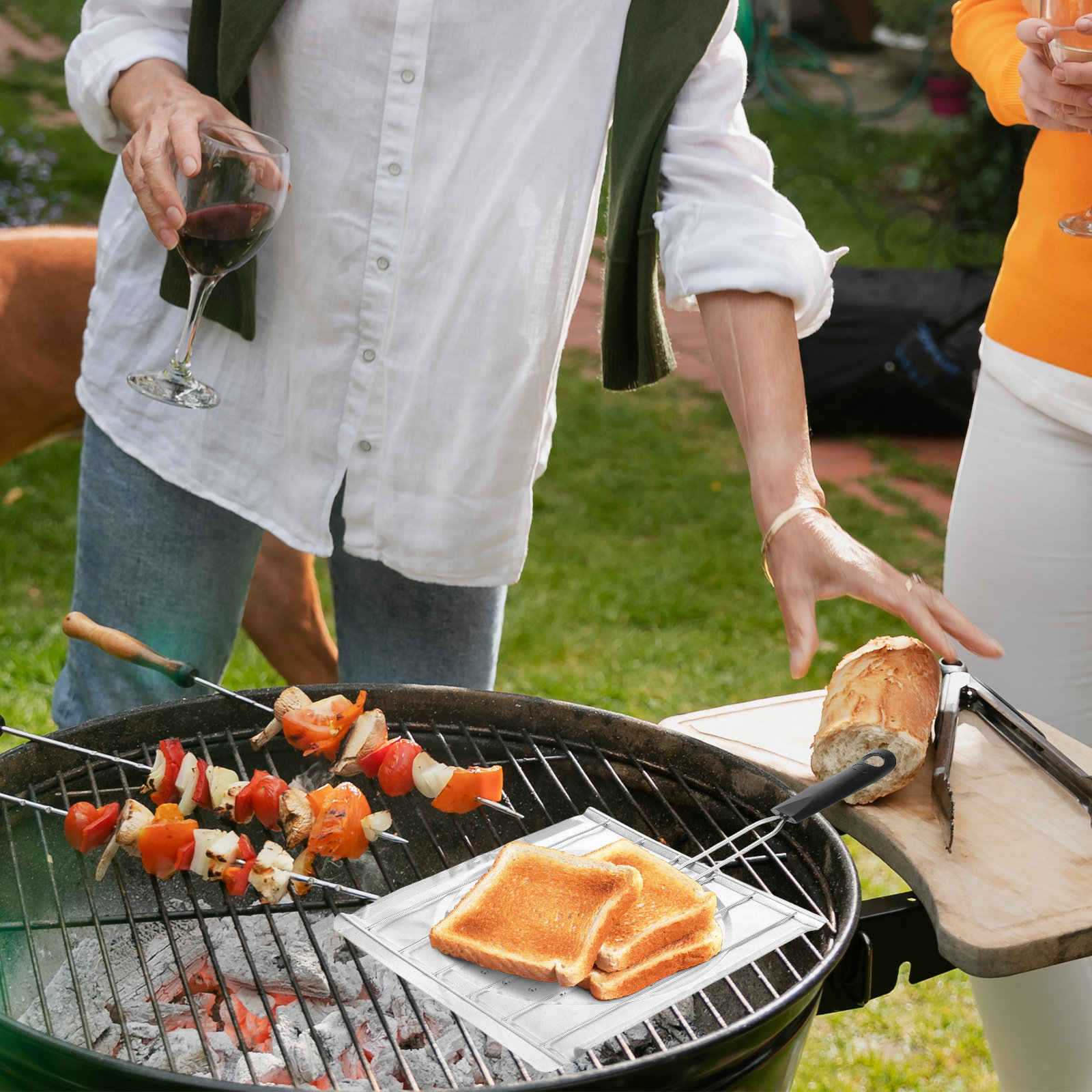 Noncoated Perforated Toaster G - Outdoor Camping Burner ulasan dan harga