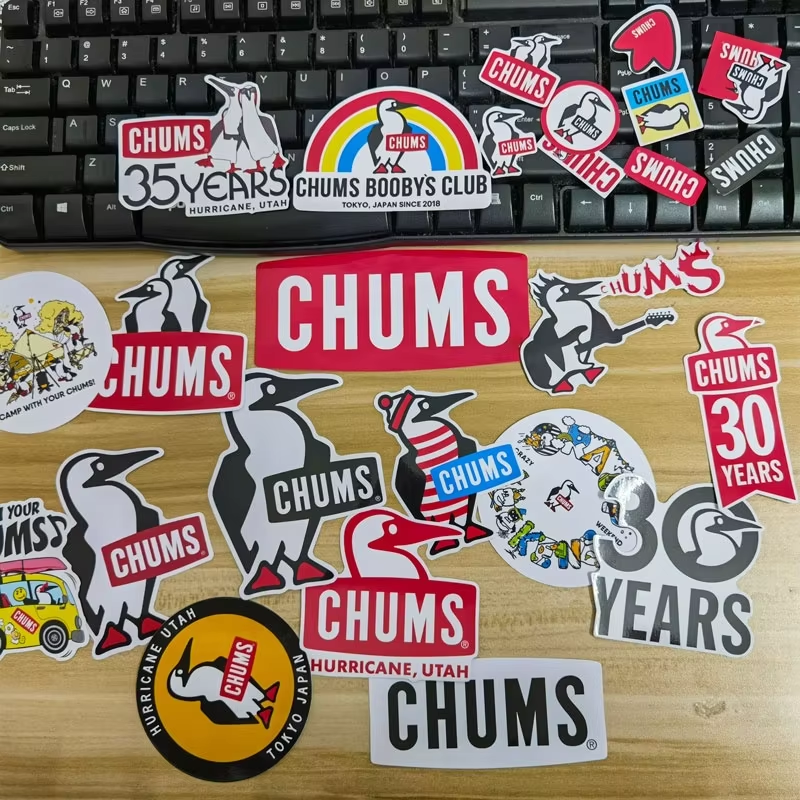 10pcs Wholesal Vinyl Stickers  - Outdoor Camping Logo ulasan dan harga