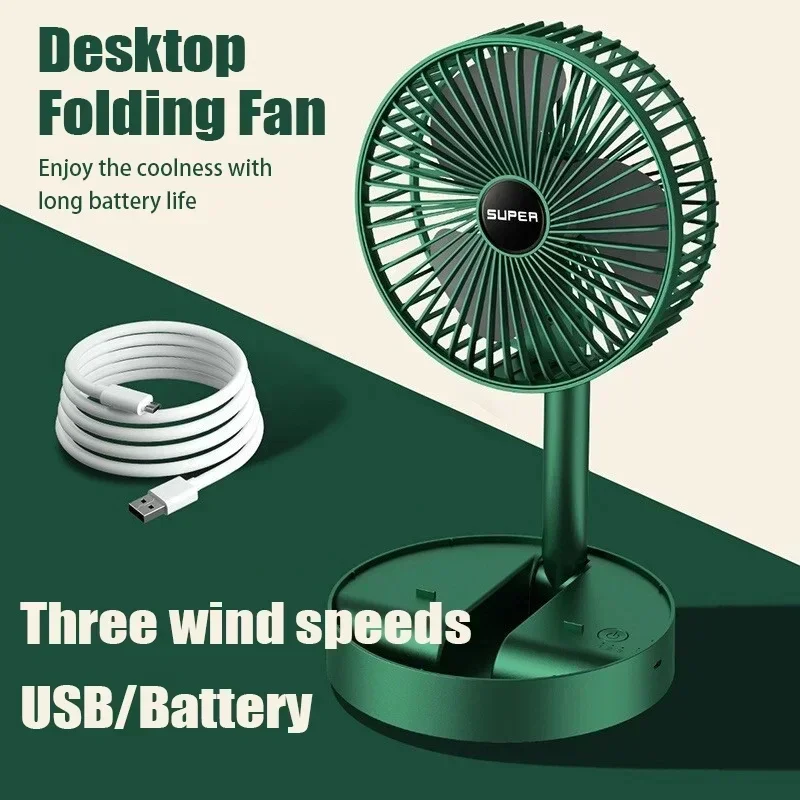 USB Foldable Electric Fan Cold - Outdoor Camping Table Foldable ulasan dan harga