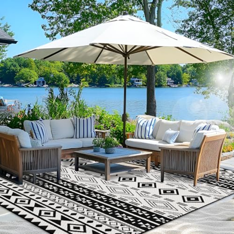 Outdoor 8x10 ft waterproof pat - Outdoor Camping Rugs 8X10 ulasan dan harga