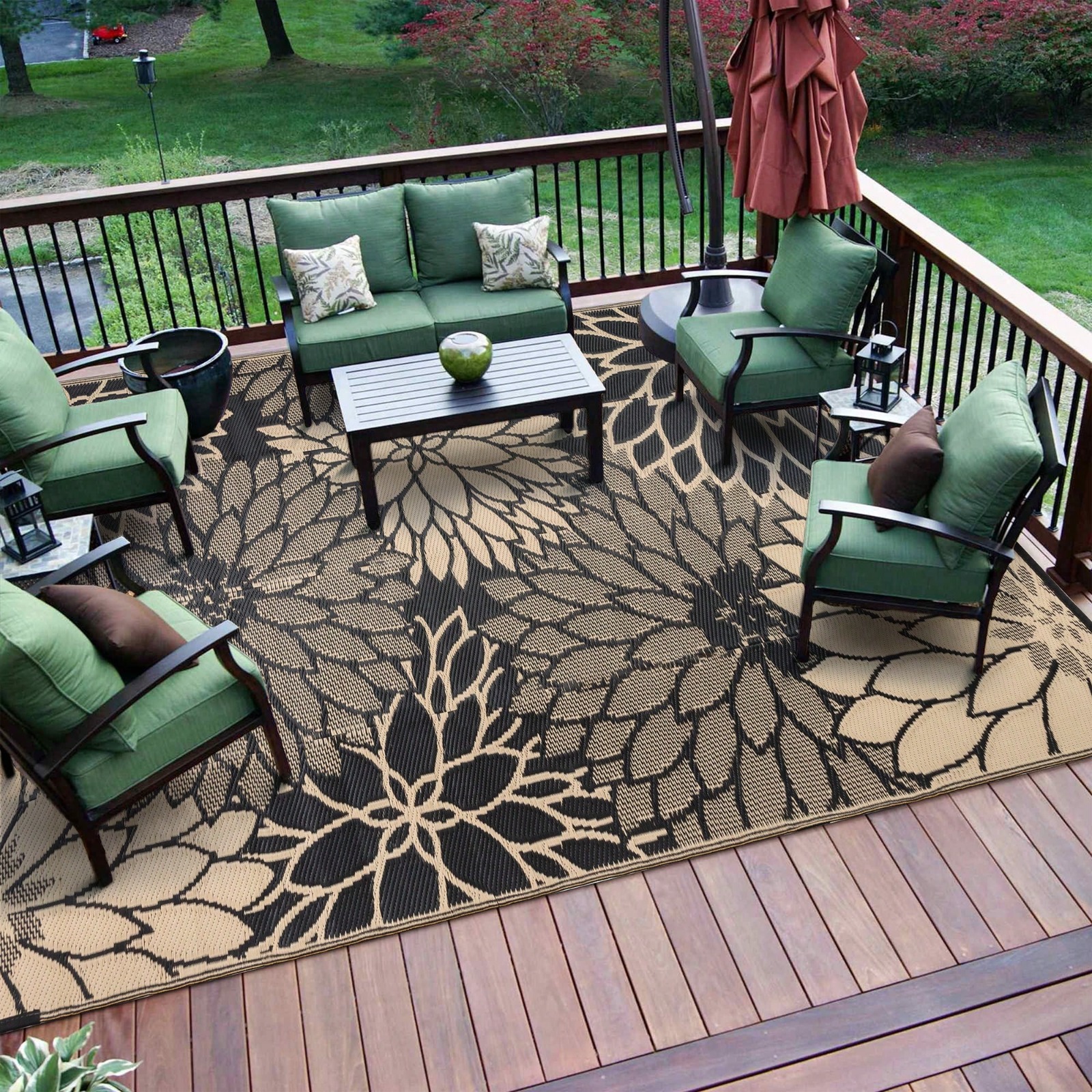 Plant Flowers Outdoor Plastic  - Outdoor Camping Rugs 8X10 ulasan dan harga