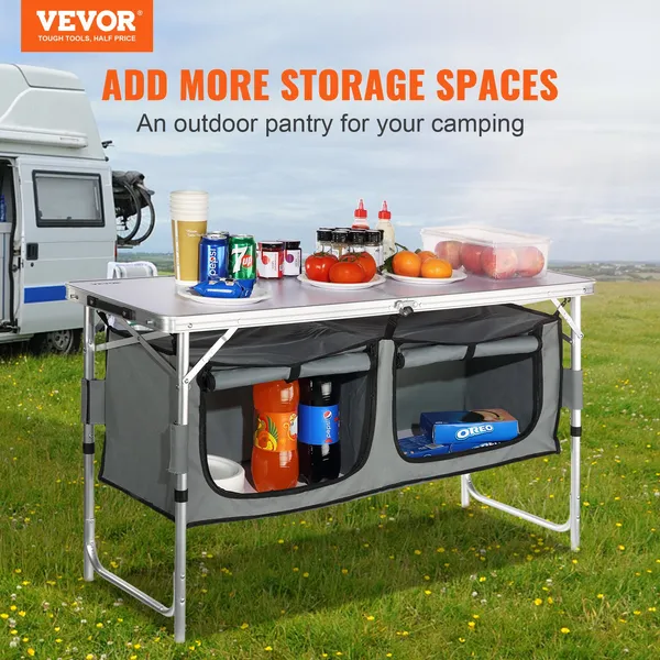 Camping Kitchen Table, Quick S - Outdoor Camping Kitchen Setup ulasan dan harga