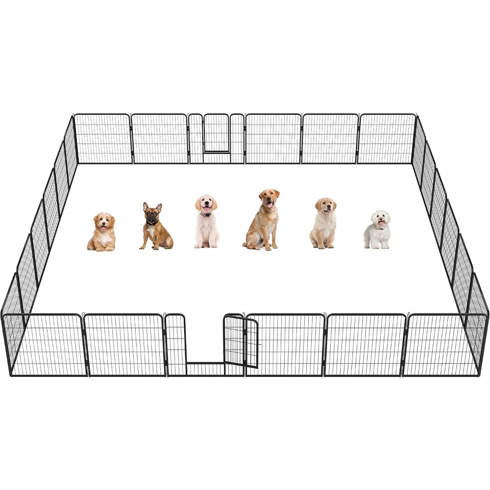 Dog Playpen Outdoor Puppy Exer - Outdoor Camping Dog Fence ulasan dan harga