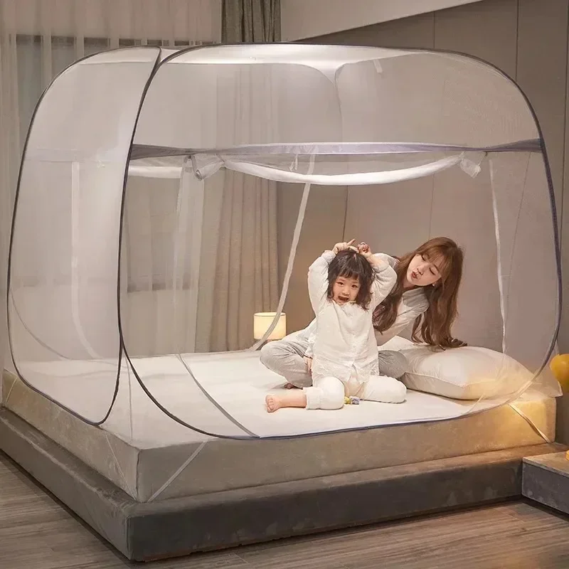 Mongolian Yurt Double Bed Mosq - Outdoor Yurt Camping ulasan dan harga