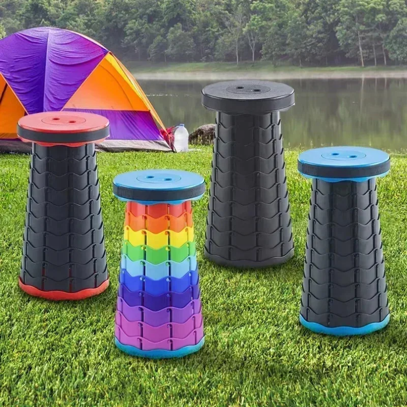 Portable Plastic Folding Teles - Outdoor Camping Chairs Folding ulasan dan harga