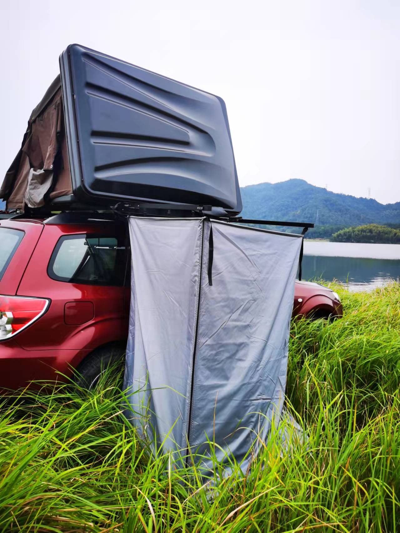Outdoor Roof Top Shower Toilet - Outdoor Camping Shower ulasan dan harga