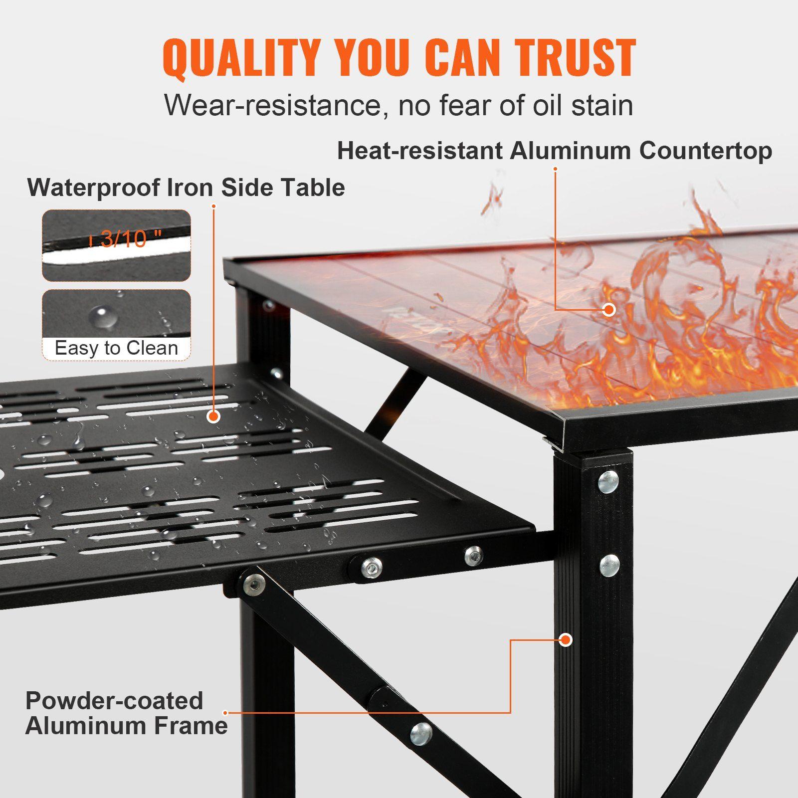 All-in-one 49.6in Aluminum Cam - Outdoor Camping Kitchen Setup ulasan dan harga