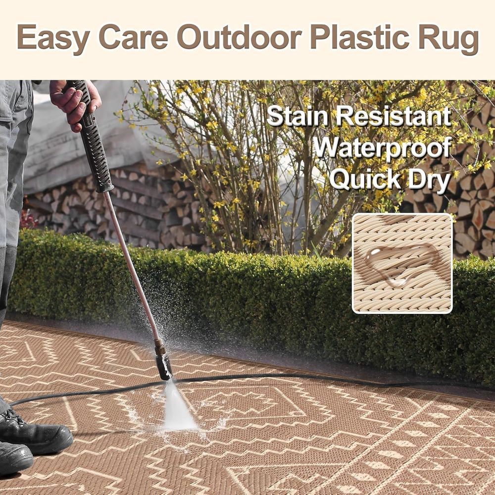 Waterproof 8x10 Outdoor Rug -  - Outdoor Camping Rugs 8X10 ulasan dan harga